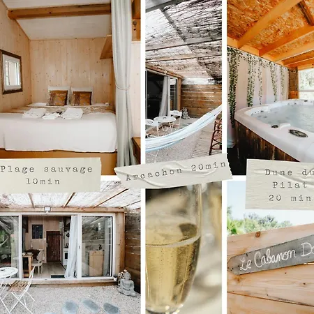 Le Cabanon Dore, Et Nature Chez Ivona Le Teich