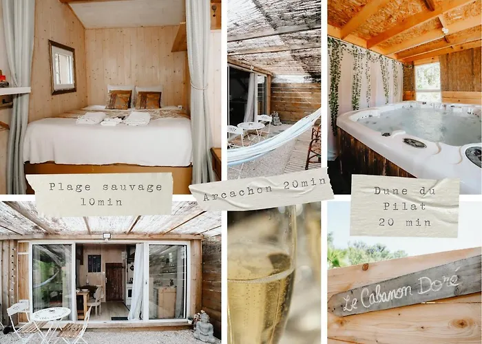 Le Cabanon Dore, Et Nature Chez Ivona Le Teich